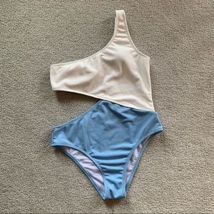 New Zaful Cutout One Shoulder, One-Piece Swimsuit